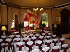 Burgundy Taffeta Sash